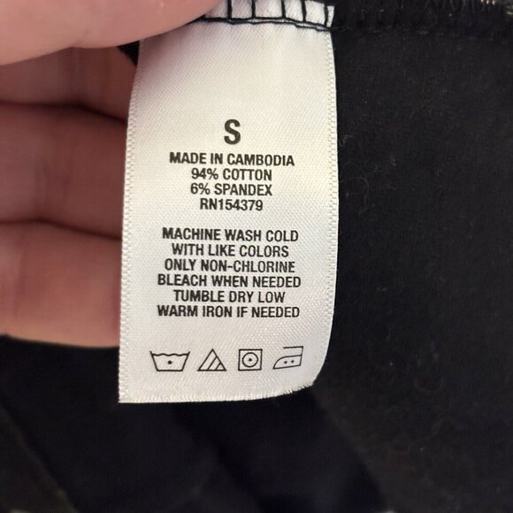 Sabrina Carpenter for Aeropostale Black Floral Ruched‎ Blouse Size Small Party - Picture 7 of 11